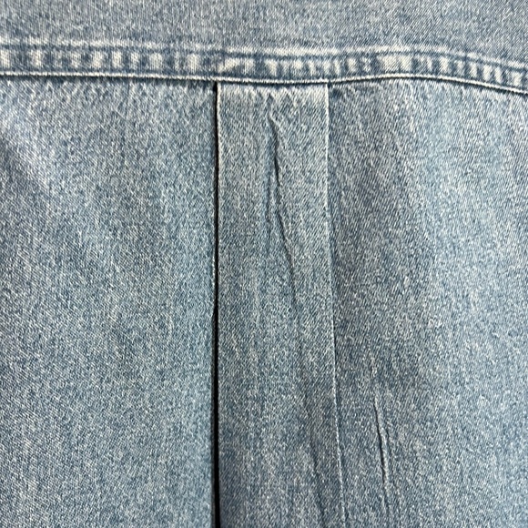 Hatteras Concepts Denim Long Sleeve Button Collar 2XL Sony Ericsson Logo • NWOT - Picture 7 of 9